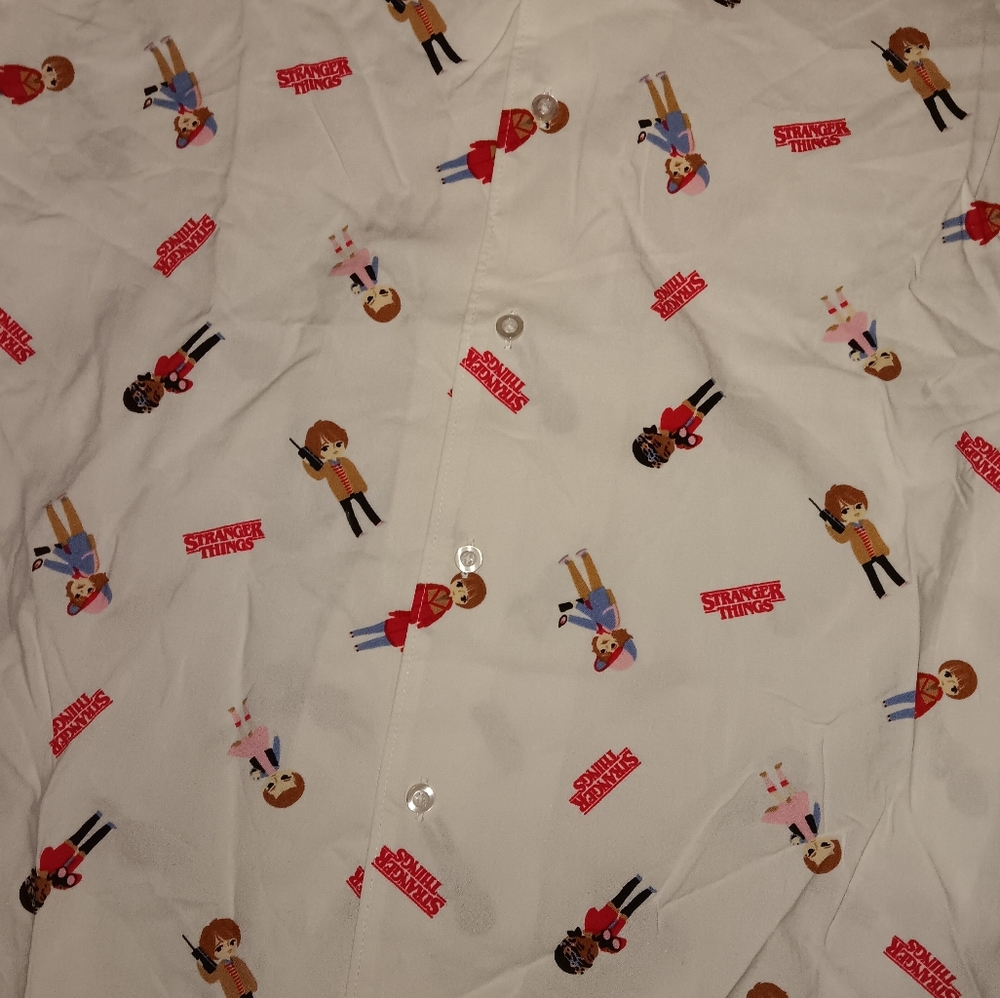 Stranger Things All Over Print Button Up Shirt - image 2